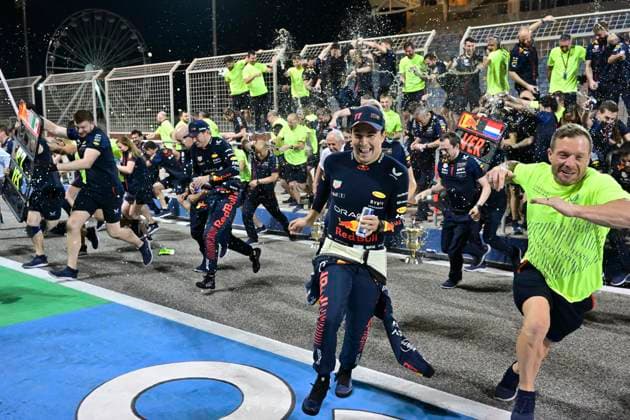 11 Sergio Perez (MEX, Oracle Red Bull Racing), 1 Max Verstappen (NLD, Oracle Red Bull Racing), F1 Grand Prix of Bahrain at Bahrain International Circuit on March 5, 2023 in Sakhir, Bahrain. (Photo by HOCH ZWEI) Sakhir Bahrain