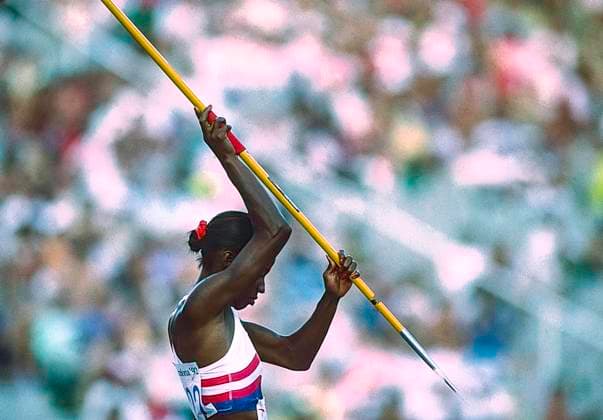 RECORD DATE NOT STATED Track and Field Jackie Joyner-Kersee Jackie Joyner-Kersee competing in the Heptathlon at the 1992 Olympic Summer Games. Barcelona Estadi Olimpic de MontjuÃ¯c Spain Copyright: xStevenxE.xSutton DUOMO PCNx TF1202 074790