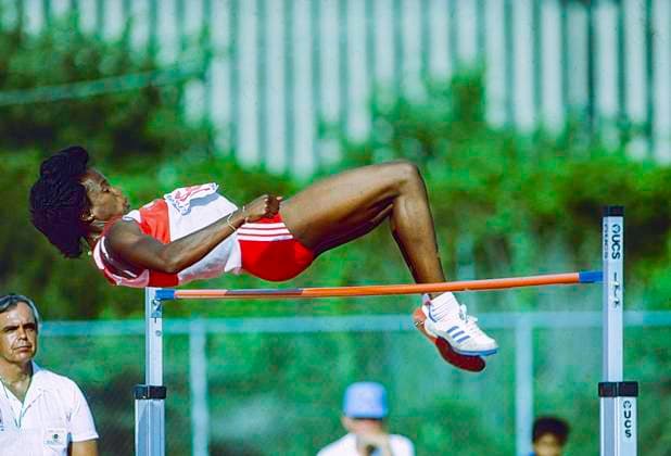 RECORD DATE NOT STATED Track and Field Jackie Joyner-Kersee Jackie Joyner-Kersee competing at the 1986 US Olympic Festival. Houston Texas United States Copyright: xPaulxJxSutton DUOMO PCNx TF8602 OF0001