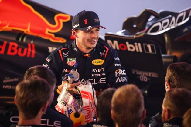 March 5, 2023, Sakhir, Bahrain: Max Verstappen of Red Bull Racing wins Bahrain Grand Prix of 2023 Formula One World Championship, WM, Weltmeisterschaft at Bahrain International Circuit on March 5, 2023 in Sakhir, Bahrain. Sakhir Bahrain - ZUMAz156 20230305_zip_z156_048 Copyright: xBeataxZawrzelx