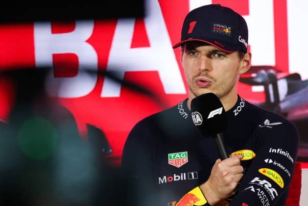 March 5, 2023, Sakhir, Bahrain: Max Verstappen of Red Bull Racing attends a press conference, PK, Pressekonferenz after F1 Bahrain Grand Prix of 2023 Formula One World Championship, WM, Weltmeisterschaft at Bahrain International Circuit on March 5, 2023 in Sakhir, Bahrain. Sakhir Bahrain - ZUMAz156 0238543811st Copyright: xBeataxZawrzelx