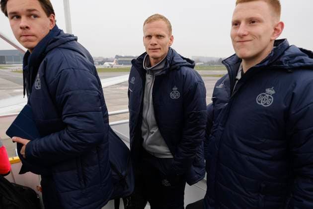 BERLIN, GERMANY - MARCH 08 : Geraerts Karel head coach of Union St-Gilloise pictured during the media activities the day before the UEFA Europa League Round of 16, 1st leg match between Union Berlin and Union SG on March 8, 2023 in Berlin, Germany, 8 03 2023 ( Union Berlin v Union SG - UEFA Europa League - media activities PhotoNews Panoramic 