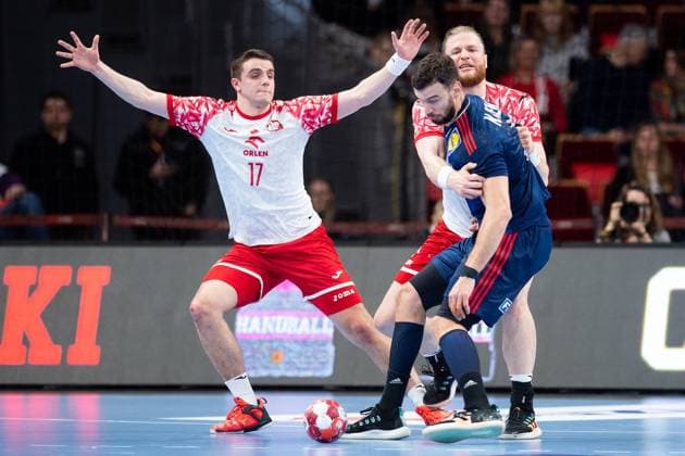 08.03.2023 GDANSK ( POLAND ) PILKA RECZNA ( HANDBALL ) KWALIFIKACJE MISTRZOSTW EUROPY ( European Championship, EM, Europameisterschaft QUALIFIERS ) MECZ ( GAME) - POLSKA ( POLAND ) - FRANCJA ( FRANCE ) NZ ANDRZEJ WIDOMSKI MACIEJ GEBALA FOTO MATEUSZ SLODKOWSKI CYFRASPORT NEWSPIX.PL --- Newspix.pl  20230308_CS_MS_021