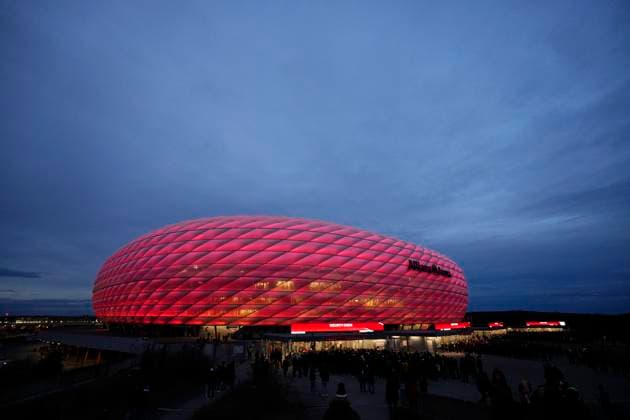 FC Bayern München v Paris Saint-Germain: Round of 16 Second Leg - UEFA Champions League General view outside stadium prior the LaLiga Santander match between Real Betis and Real Madrid CF at Estadio Benito Villamarin on March 5, 2023 in Seville, Spain. Munich Germany  Copyright: xJosexBretonx originalFilename:breton-fcbayern230308_nphg6.jpg