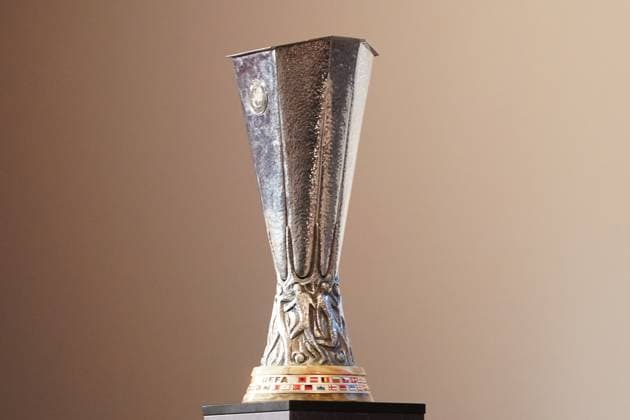 Trophäe der Europa League - Frankfurt 08.03.2023: Filmpremiere In diesem Jahr von Eintracht Frankfurt