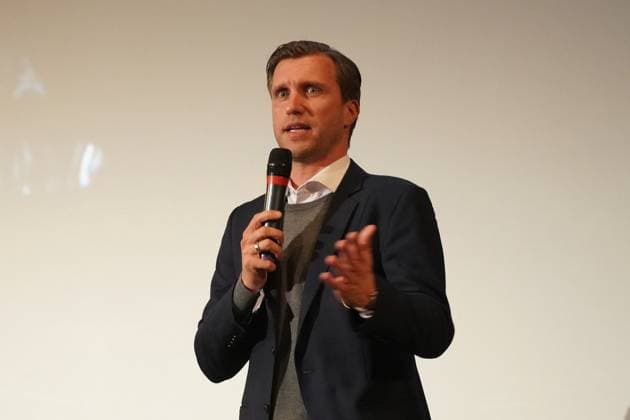 Sportdirektor Markus Krösche im Interview - Frankfurt 08.03.2023: Filmpremiere In diesem Jahr von Eintracht Frankfurt