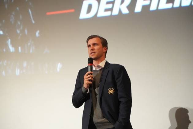 Sportdirektor Markus Krösche im Interview - Frankfurt 08.03.2023: Filmpremiere In diesem Jahr von Eintracht Frankfurt