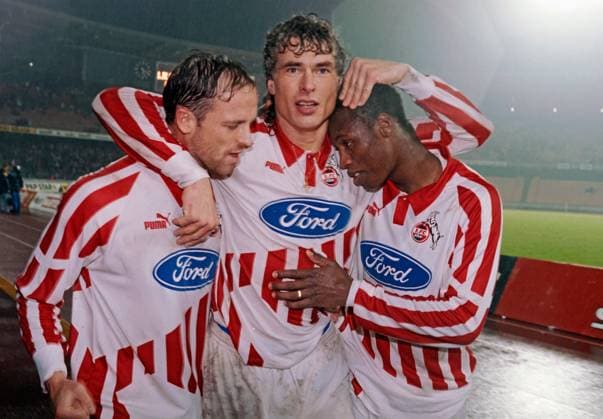 1.FC Köln - 1860 München 2:1 - Karsten Baumann, Toni Polster, Pablo Thiam (vl) *** 1 FC Cologne 1860 Munich 2 1 Karsten Baumann, Toni Polster, Pablo Thiam vl