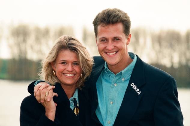 Michael Schumacher mit Ehefrau Corinna *** Michael Schumacher with wife Corinna