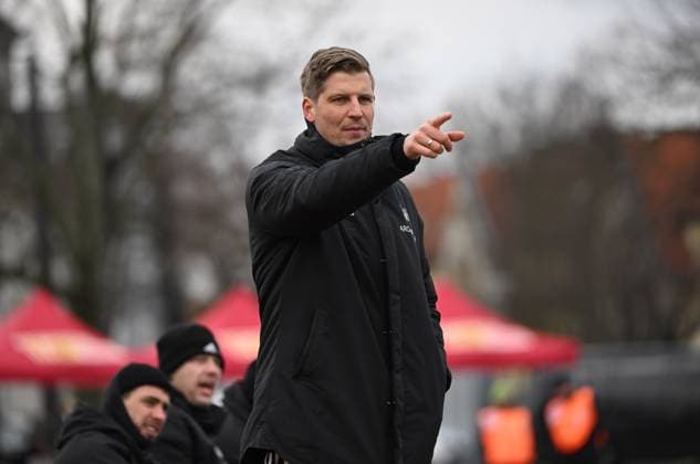Fussball, U 17, Saison 2022 23, B-Junioren Bundesliga, Staffel Nord Nordost (17. Spieltag), 1. FC Union Berlin - Hertha BSC, Trainer Daniel Schulz U17, U 17 1. FC Union), 11.03.2023,