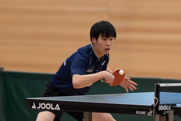 Yuta Iimura (Hertha BSC Berlin) - Passau (Bayern Deutschland) Tischtennis Herren, 2. Bundesliga, Saison 2022 2023 am 12.03.2023 in der Neuen Mehrzweckhalle TTC Fortuna Passau vs. Hertha BSC Berlin