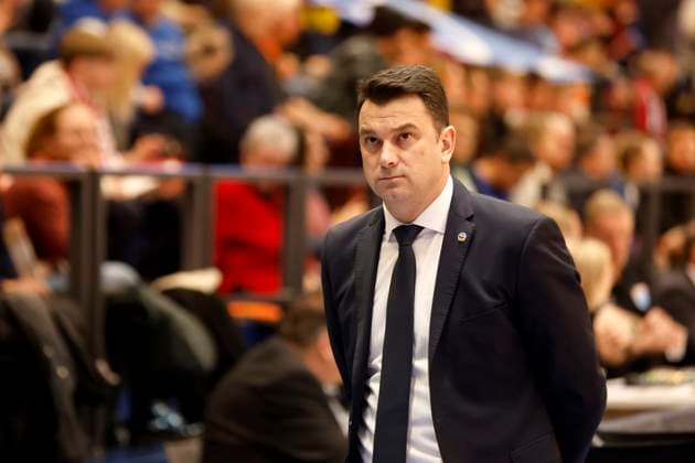 14.03.2023, easyCredit Basketball Bundesliga, BBL, Saison 2022 2023, Herren, Syntainics MBC - Alba Berlin, Israel Gonzalez (Headcoach), Alba Berlin Weißenfels Stadthalle Sachsen-Anhalt Germany