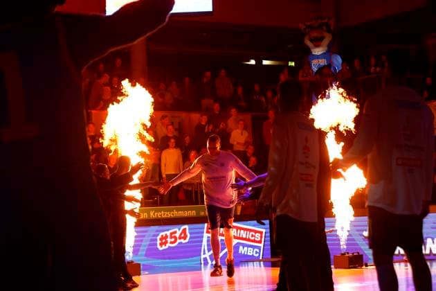 14.03.2023, easyCredit Basketball Bundesliga, BBL, Saison 2022 2023, Herren, Syntainics MBC - Alba Berlin, 54, John Bryant, Syntainics MBC Weißenfels Stadthalle Sachsen-Anhalt Germany