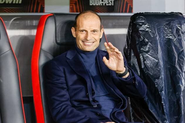Massimiliano Allegri (Juventus Turin, Trainer) , GER, SC Freiburg vs. Juventus Turin, Fussball, UEFA Europa League, Achtelfinale, 16.03.2023 GER, SC Freiburg vs. Juventus Turin, Fussball, UEFA Europa League, Achtelfinale, 16.03.2023 Freiburg im Breisgau Copyright: xEibner-Pressefoto GrantxHubbsx EP_GHS