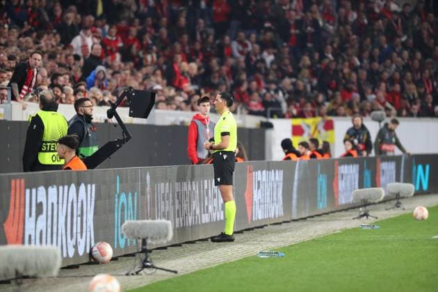16.03.2023, xtvx, Fussball UEFA Europa League 1 8 Finale, SC Freiburg - Juventus Turin emspor, v.l. (DFL DFB REGULATIONS PROHIBIT ANY USE OF PHOTOGRAPHS as IMAGE SEQUENCES and or QUASI-VIDEO) Freiburg