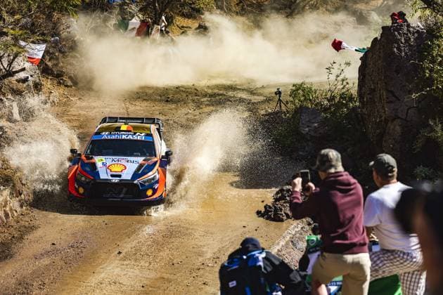 11 Thierry NEUVILLE (BEL), Martijn WYDAEGHE (BEL), HYUNDAI SHELL MOBIS WORLD RALLY TEAM, HYUNDAI I20 N Rally1 Hybrid, WRC, Motorsport Rallye, WM action during the Rally Guanajuato Mexico 2023, 3rd round of the 2023 WRC World Rally Car Championship, from March 16 to 19, 2023 at Leon, Guanajuato, in Mexico - AUTO - WRC - RALLY GUANAJUATO MEXICO 2023 DPPI Panoramic RPPA_2023_03_Mexico_198