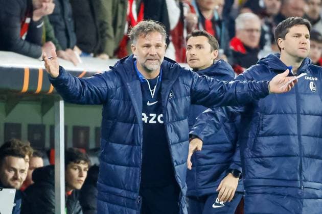 Lars Vossler (SC Freiburg, Co-Trainer) Geste, Gestik, gestikuliert , GER, SC Freiburg vs. Juventus Turin, Fussball, UEFA Europa League, Achtelfinale, 16.03.2023 GER, SC Freiburg vs. Juventus Turin, Fussball, UEFA Europa League, Achtelfinale, 16.03.2023 Freiburg im Breisgau Copyright: xEibner-Pressefoto GrantxHubbsx EP_GHS