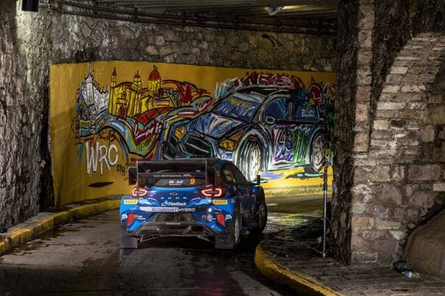 09 Jourdan SERDERIDIS (GRC), Frederic MICLOTTE (BEL), M FORD WORLD RALLY TEAM, FORD Puma Rally1 Hybrid, WRC, Motorsport Rallye, WM action during the Rally Guanajuato Mexico 2023, 3rd round of the 2023 WRC World Rally Car Championship, from March 16 to 19, 2023 at Leon, Guanajuato, in Mexico - AUTO - WRC - RALLY GUANAJUATO MEXICO 2023 DPPI Panoramic RPPA_2023_03_Mexico_278