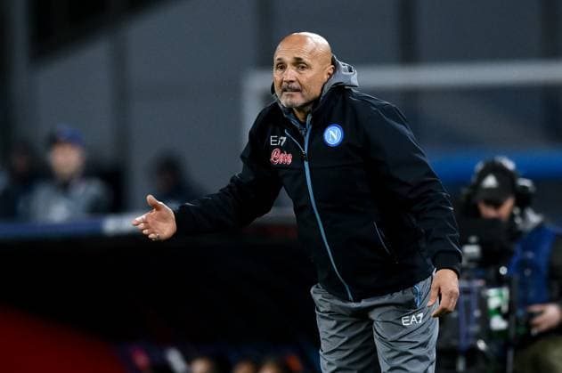 SSC Napoli v Eintracht Frankfurt - UEFA Champions League Luciano Spalletti of SSC Napoli looks on during the UEFA Champions League match round of 16 leg Two between SSC Napoli and Eintracht Frankfurt at Stadio Diego Armando Maradona on March 15, 2023 in Naples, Italy. Naples Naples Italy  Copyright: xGiuseppexMaffiax originalFilename:maffia-sscnapol230315_npT7Y.jpg