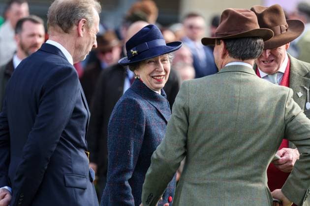 Bilder des Jahres 2023, Sport 03 März Sport Themen der Woche KW11 2023 Cheltenham Festival, Prestbury Park, Cheltenham, England 17 3 2023 Princess Anne Princess Anne 17 3 2023  Copyright: x INPHO TomxMaherx TMR_3015