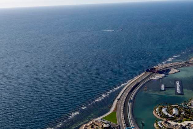 General view, F1 Grand Prix of Saudi Arabia at Jeddah Corniche Circuit on March 17, 2023 in Jeddah, Saudi Arabia. (Photo by HOCH ZWEI) Jeddah Saudi Arabia