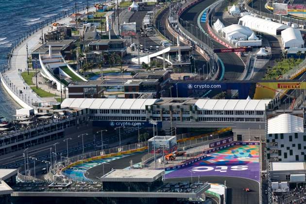 General view, F1 Grand Prix of Saudi Arabia at Jeddah Corniche Circuit on March 17, 2023 in Jeddah, Saudi Arabia. (Photo by HOCH ZWEI) Jeddah Saudi Arabia