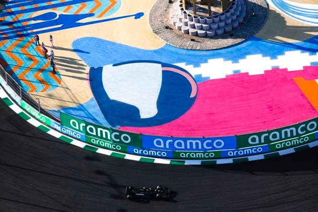 44 Lewis Hamilton (GBR, Mercedes-AMG Petronas F1 Team), F1 Grand Prix of Saudi Arabia at Jeddah Corniche Circuit on March 17, 2023 in Jeddah, Saudi Arabia. (Photo by HOCH ZWEI) Jeddah Saudi Arabia