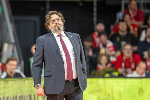 Head Coach Andrea Trinchieri (FC Bayern), FC Bayern Basketball vs. Alba Berlin, easyCredit BBL, Euro League, 29. Spieltag, 17.03.2023 Muenchen Bayern Deutschland
