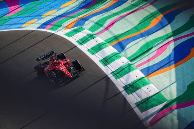 16 Charles Leclerc (MCO, Scuderia Ferrari), F1 Grand Prix of Saudi Arabia at Jeddah Corniche Circuit on March 17, 2023 in Jeddah, Saudi Arabia. (Photo by HOCH ZWEI) Jeddah Saudi Arabia
