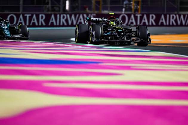44 Lewis Hamilton (GBR, Mercedes-AMG Petronas F1 Team), F1 Grand Prix of Saudi Arabia at Jeddah Corniche Circuit on March 17, 2023 in Jeddah, Saudi Arabia. (Photo by HOCH ZWEI) Jeddah Saudi Arabia