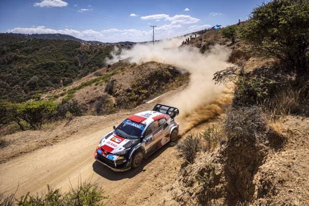 Motorsport, WRC, Rallye Mexiko 69 Kalle ROVANPERA (FIN), Jonne HALTTUNEN (FIN), TOYOTA GAZOO RACING WRT, TOYOTA Yaris Rally1 Hybrid, WRC, Motorsport Rallye, WM action during the Rally Guanajuato Mexico 2023, 3rd round of the 2023 WRC World Rally Car Championship, from March 16 to 19, 2023 at Leon, Guanajuato, in Mexico - AUTO - WRC - RALLY GUANAJUATO MEXICO 2023 DPPI Panoramic RPPA_2023_03_Mexico_451