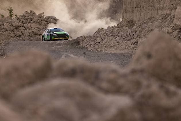 Motorsport, WRC, Rallye Mexiko 20 Gus GREENSMITH (GBR), Jonas ANDERSSON (SWE), SKODA FABIA RS, RC2, Rally2, action during the Rally Guanajuato Mexico 2023, 3rd round of the 2023 WRC, Motorsport Rallye, WM World Rally Car Championship, from March 16 to 19, 2023 at Leon, Guanajuato, in Mexico - AUTO - WRC - RALLY GUANAJUATO MEXICO 2023 DPPI Panoramic RPPA_2023_03_Mexico_442
