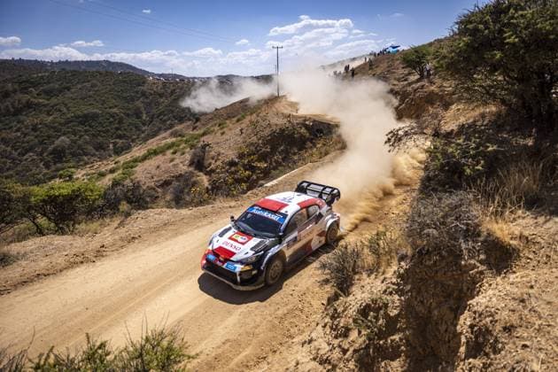 Motorsport, WRC, Rallye Mexiko 17 Sebastien OGIER (FRA), Vincent LANDAIS (FRA), TOYOTA GAZOO RACING WRT, TOYOTA GR Yaris Rally1 Hybrid, WRC, Motorsport Rallye, WM action during the Rally Guanajuato Mexico 2023, 3rd round of the 2023 WRC World Rally Car Championship, from March 16 to 19, 2023 at Leon, Guanajuato, in Mexico - AUTO - WRC - RALLY GUANAJUATO MEXICO 2023 DPPI Panoramic RPPA_2023_03_Mexico_454