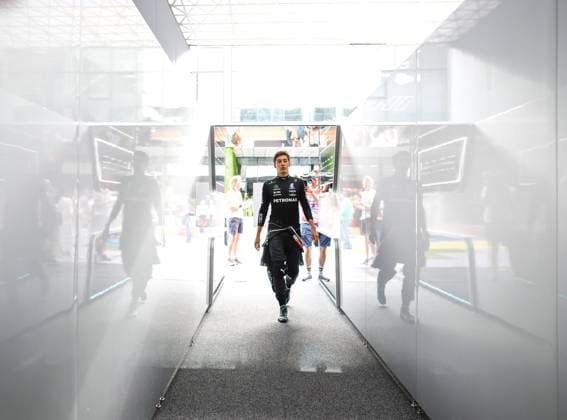63 George Russell (GBR, Mercedes-AMG Petronas F1 Team), F1 Grand Prix of Saudi Arabia at Jeddah Corniche Circuit on March 18, 2023 in Jeddah, Saudi Arabia. (Photo by HOCH ZWEI) Jeddah Saudi Arabia