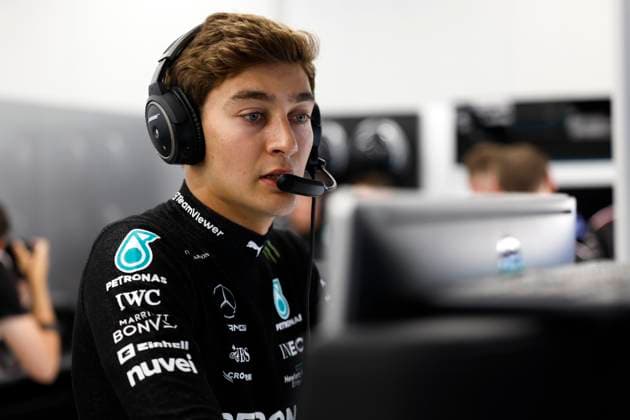 63 George Russell (GBR, Mercedes-AMG Petronas F1 Team), F1 Grand Prix of Saudi Arabia at Jeddah Corniche Circuit on March 18, 2023 in Jeddah, Saudi Arabia. (Photo by HOCH ZWEI) Jeddah Saudi Arabia