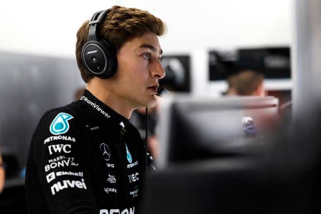 63 George Russell (GBR, Mercedes-AMG Petronas F1 Team), F1 Grand Prix of Saudi Arabia at Jeddah Corniche Circuit on March 18, 2023 in Jeddah, Saudi Arabia. (Photo by HOCH ZWEI) Jeddah Saudi Arabia