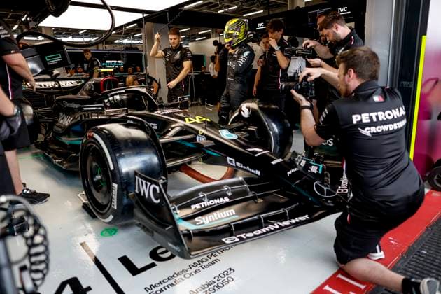 44 Lewis Hamilton (GBR, Mercedes-AMG Petronas F1 Team), F1 Grand Prix of Saudi Arabia at Jeddah Corniche Circuit on March 18, 2023 in Jeddah, Saudi Arabia. (Photo by HOCH ZWEI) Jeddah Saudi Arabia