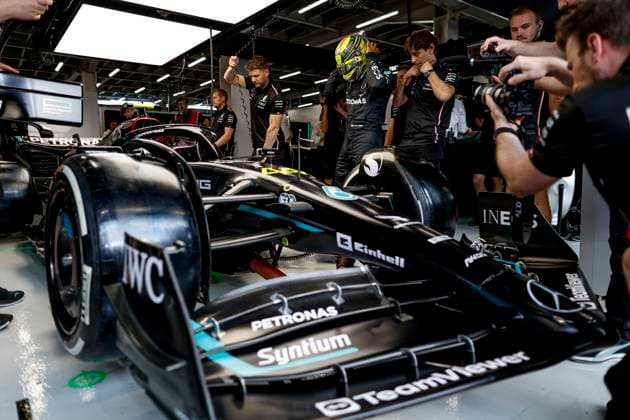 44 Lewis Hamilton (GBR, Mercedes-AMG Petronas F1 Team), F1 Grand Prix of Saudi Arabia at Jeddah Corniche Circuit on March 18, 2023 in Jeddah, Saudi Arabia. (Photo by HOCH ZWEI) Jeddah Saudi Arabia