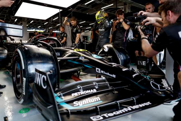 44 Lewis Hamilton (GBR, Mercedes-AMG Petronas F1 Team), F1 Grand Prix of Saudi Arabia at Jeddah Corniche Circuit on March 18, 2023 in Jeddah, Saudi Arabia. (Photo by HOCH ZWEI) Jeddah Saudi Arabia