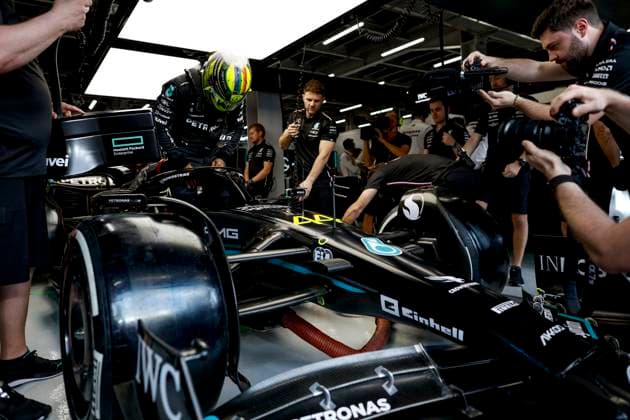44 Lewis Hamilton (GBR, Mercedes-AMG Petronas F1 Team), F1 Grand Prix of Saudi Arabia at Jeddah Corniche Circuit on March 18, 2023 in Jeddah, Saudi Arabia. (Photo by HOCH ZWEI) Jeddah Saudi Arabia