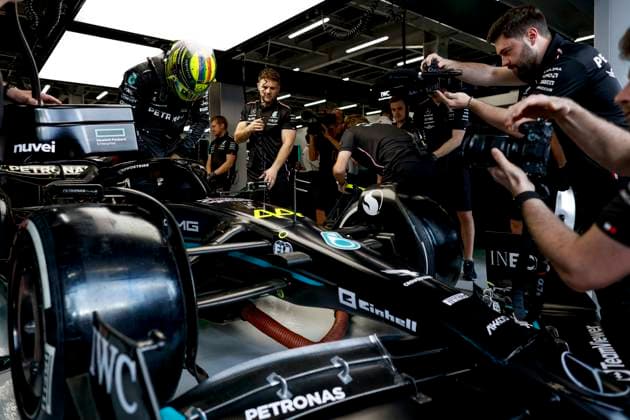 44 Lewis Hamilton (GBR, Mercedes-AMG Petronas F1 Team), F1 Grand Prix of Saudi Arabia at Jeddah Corniche Circuit on March 18, 2023 in Jeddah, Saudi Arabia. (Photo by HOCH ZWEI) Jeddah Saudi Arabia