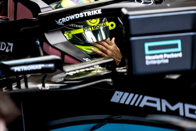 44 Lewis Hamilton (GBR, Mercedes-AMG Petronas F1 Team), F1 Grand Prix of Saudi Arabia at Jeddah Corniche Circuit on March 18, 2023 in Jeddah, Saudi Arabia. (Photo by HOCH ZWEI) Jeddah Saudi Arabia