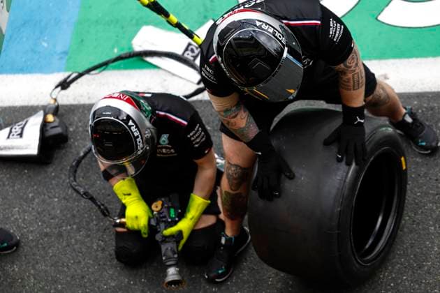 Mercedes-AMG Petronas F1 Team, F1 Grand Prix of Saudi Arabia at Jeddah Corniche Circuit on March 18, 2023 in Jeddah, Saudi Arabia. (Photo by HOCH ZWEI) Jeddah Saudi Arabia