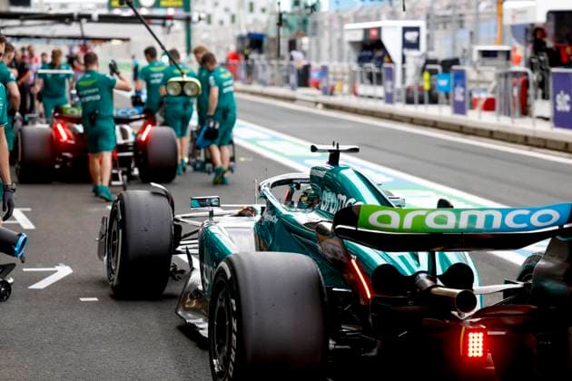 18 Lance Stroll (CAN, Aston Martin Aramco Cognizant F1 Team), F1 Grand Prix of Saudi Arabia at Jeddah Corniche Circuit on March 18, 2023 in Jeddah, Saudi Arabia. (Photo by HOCH ZWEI) Jeddah Saudi Arabia