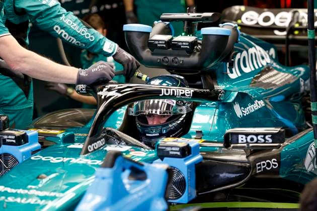 18 Lance Stroll (CAN, Aston Martin Aramco Cognizant F1 Team), F1 Grand Prix of Saudi Arabia at Jeddah Corniche Circuit on March 18, 2023 in Jeddah, Saudi Arabia. (Photo by HOCH ZWEI) Jeddah Saudi Arabia