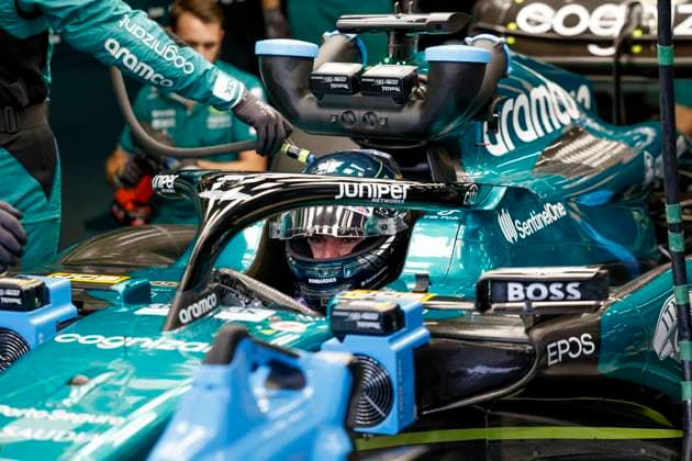 18 Lance Stroll (CAN, Aston Martin Aramco Cognizant F1 Team), F1 Grand Prix of Saudi Arabia at Jeddah Corniche Circuit on March 18, 2023 in Jeddah, Saudi Arabia. (Photo by HOCH ZWEI) Jeddah Saudi Arabia