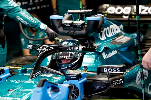 18 Lance Stroll (CAN, Aston Martin Aramco Cognizant F1 Team), F1 Grand Prix of Saudi Arabia at Jeddah Corniche Circuit on March 18, 2023 in Jeddah, Saudi Arabia. (Photo by HOCH ZWEI) Jeddah Saudi Arabia