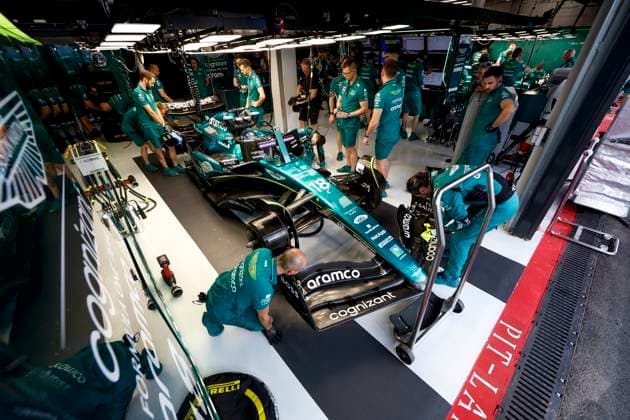 18 Lance Stroll (CAN, Aston Martin Aramco Cognizant F1 Team), F1 Grand Prix of Saudi Arabia at Jeddah Corniche Circuit on March 18, 2023 in Jeddah, Saudi Arabia. (Photo by HOCH ZWEI) Jeddah Saudi Arabia