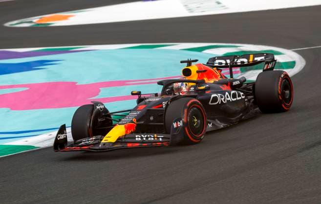 1 Max Verstappen (NLD, Oracle Red Bull Racing), F1 Grand Prix of Saudi Arabia at Jeddah Corniche Circuit on March 18, 2023 in Jeddah, Saudi Arabia. (Photo by HOCH ZWEI) Jeddah Saudi Arabia