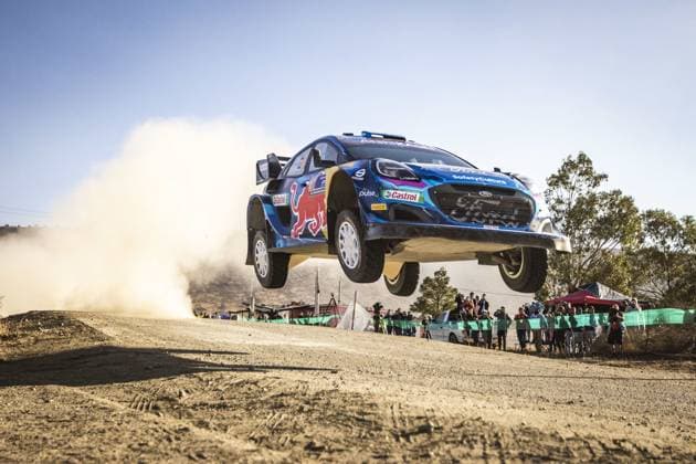 08 Ott TANAK (EST), Martin JARVEOJA (EST), M FORD WORLD RALLY TEAM, FORD Puma Rally1 Hybrid, WRC, Motorsport Rallye, WM ,action during the Rally Guanajuato Mexico 2023, 3rd round of the 2023 WRC World Rally Car Championship, from March 16 to 19, 2023 at Leon, Guanajuato, in Mexico - AUTO - WRC - RALLY GUANAJUATO MEXICO 2023 DPPI Panoramic RPPA_2023_03_Mexico_490